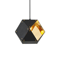 8/12 Heads Multifaceted Metal Chandelier Light Modern Black White Dining Room Pendant Light Fixture - Rebooters