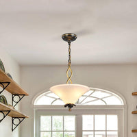 3-Light Pendulum Light Country Dining Room Chandelier Lamp - Rebooters