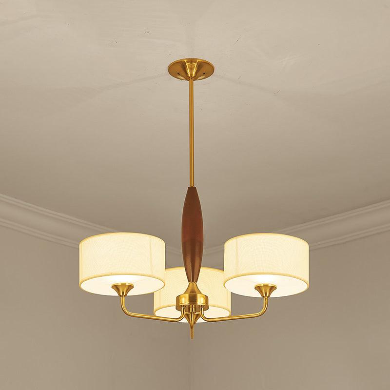 3/5-Bulb Drop Pendant Countryside Bedroom Chandelier Lamp - Rebooters