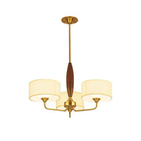 3/5-Bulb Drop Pendant Countryside Bedroom Chandelier Lamp - Rebooters