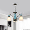 Retro Domed Shade Hanging Pendant 3/5/8 Lights Fixture - Rebooters