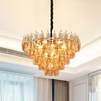 7 Lights Chandelier Traditional Living Room Pendant Lamp - Rebooters