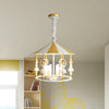 Ballet Girl Resin Hanging Light Fixture Kid 5 Bulbs Chandelier - Rebooters