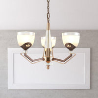 3/6 Lights Bowl Hanging Chandelier Vintage Coffee Finish - Rebooters