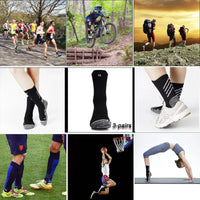 Rebooters Anti-Slip Grip Sports Socks – Cushioned, Breathable Cotton Blend, Unisex