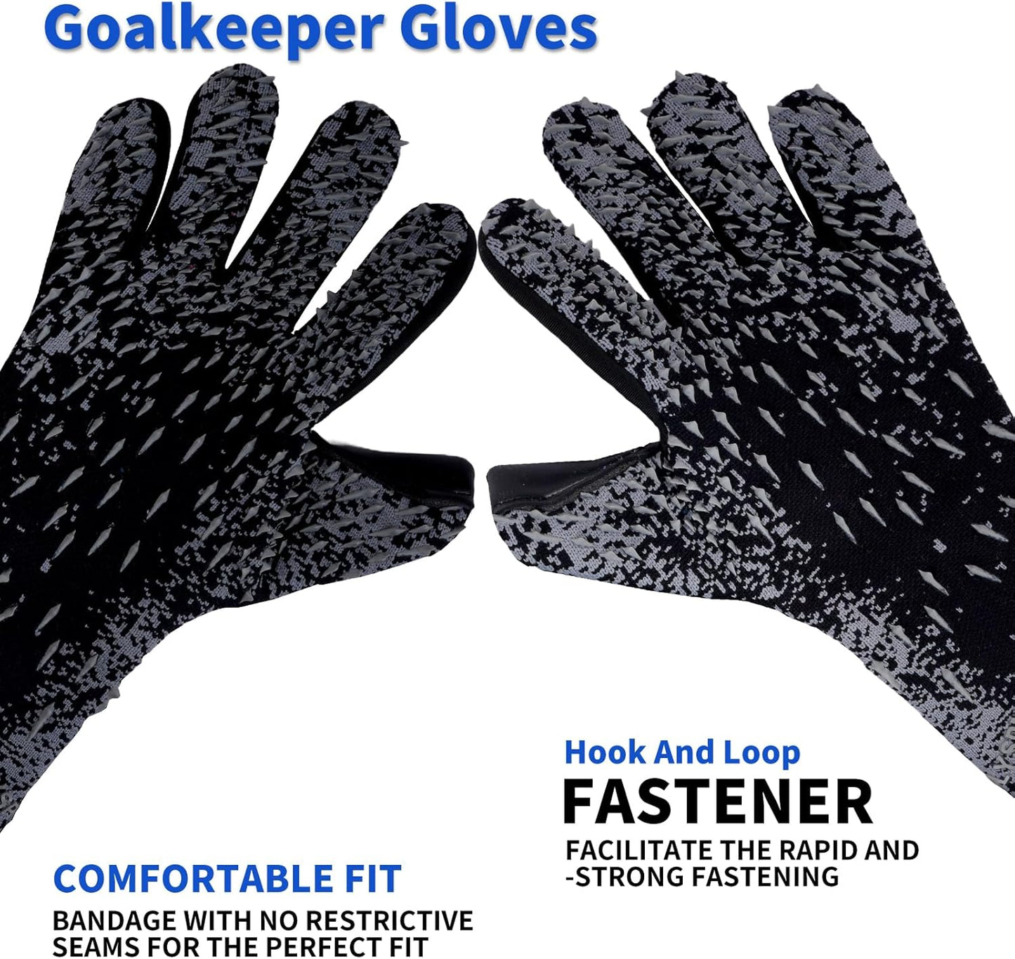 Kids Goalkeeper Gloves – All-Weather Grip, Wrist Support, Breathable Fit