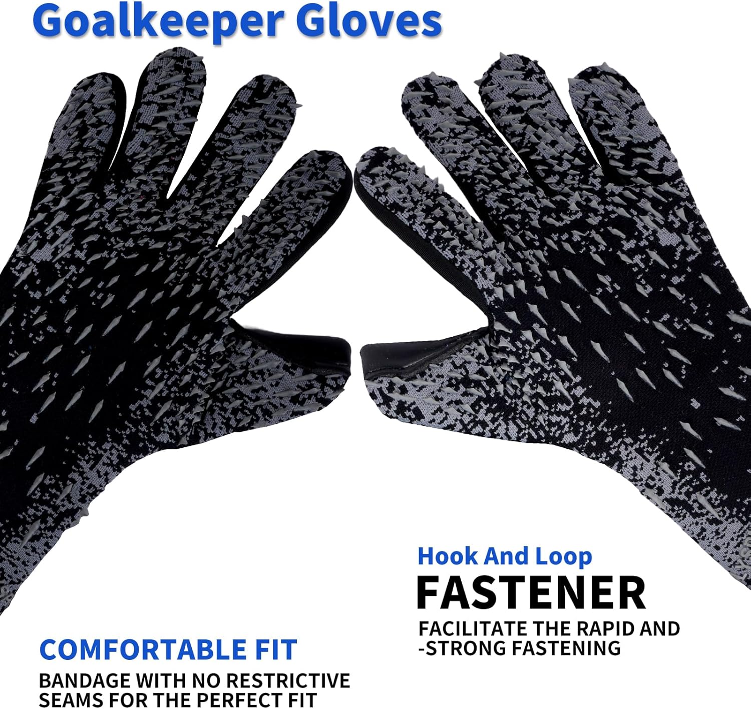 Kids Goalkeeper Gloves – All-Weather Grip, Wrist Support, Breathable Fit