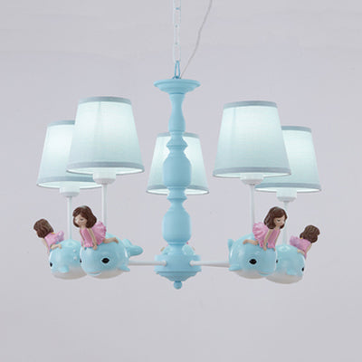 Animal-Themed Dolphin Hanging Lamp for Kid Bedroom Decor - Rebooters