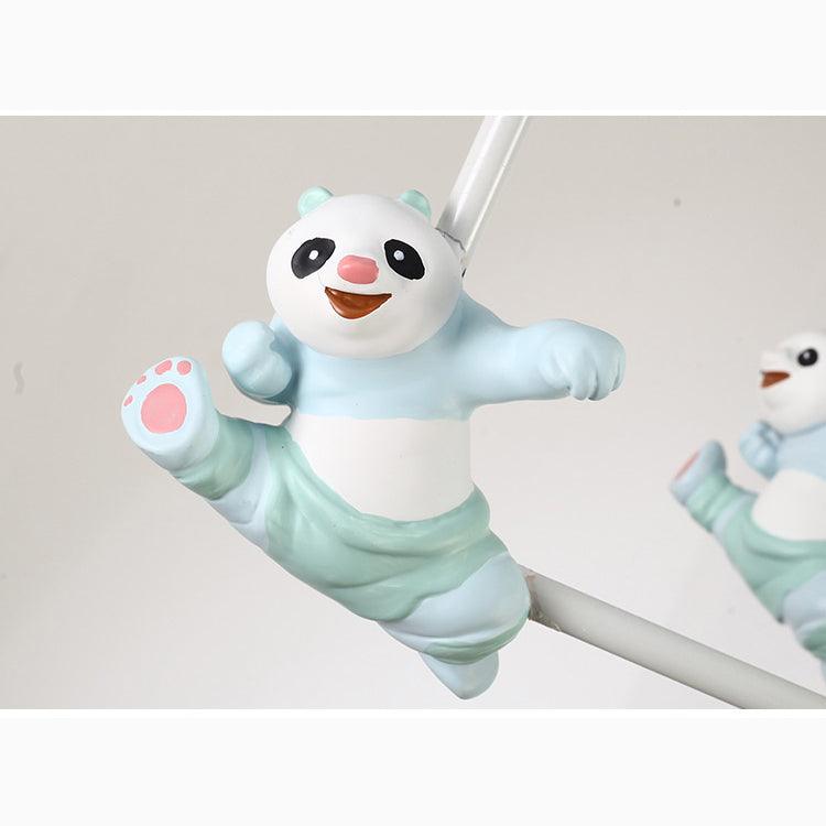 Kindergarten Tapered Shade Suspension Light Panda Chandelier - Rebooters