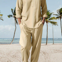 Plus Size Casual Men's 2-Piece Set for Warm Weather Rebooters mens 2 piece set