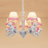 Cartoon Unicorn Hanging Lamp 5/6 Lights for Nursery Room - Rebooters