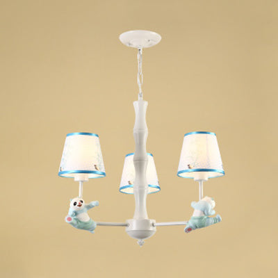 Cartoon Running Panda Hanging Lights Chandelier for Living Room - Rebooters