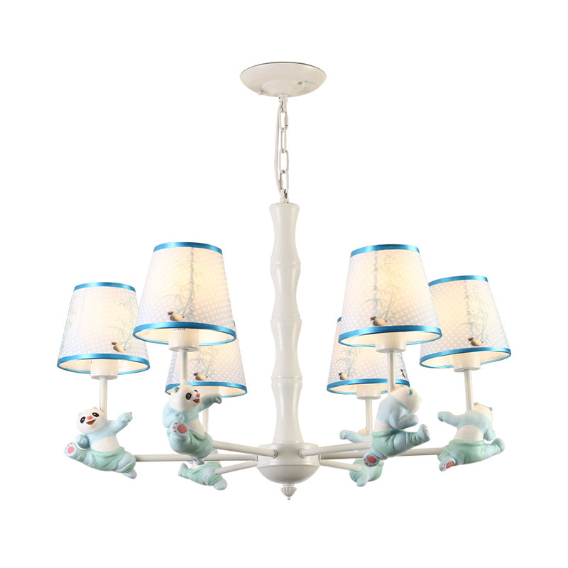 Cartoon Running Panda Hanging Lights Chandelier for Living Room - Rebooters