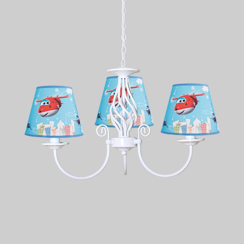 Bedroom Kindergarten Hanging Lamp with Plane Fabric Lights - Rebooters