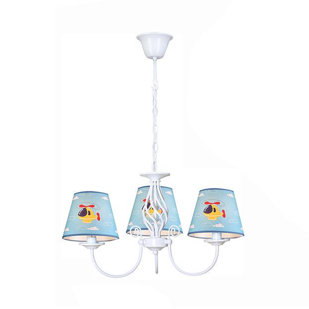 Bedroom Kindergarten Hanging Lamp with Plane Fabric Lights - Rebooters