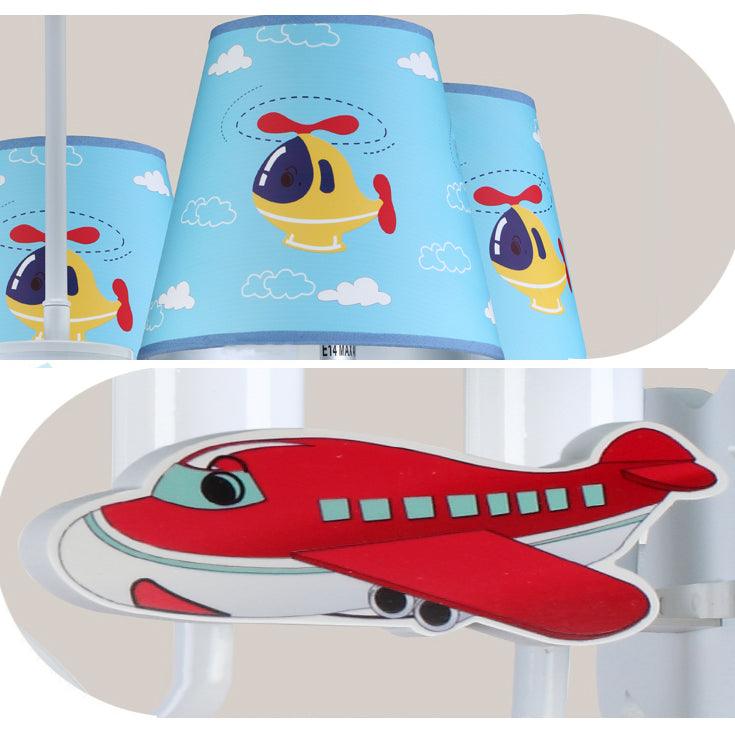 Bedroom Kindergarten Hanging Lamp with Plane Fabric Lights - Rebooters