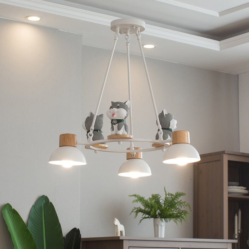 Metal Dog Hanging Pendant Lights Modern Ceiling Fixture - Rebooters
