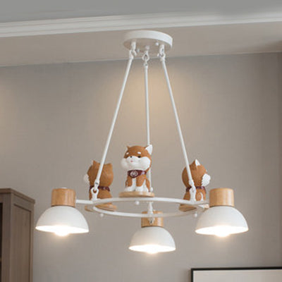 Metal Dog Hanging Pendant Lights Modern Ceiling Fixture - Rebooters