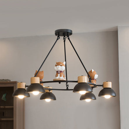 Metal Dog Hanging Pendant Lights Modern Ceiling Fixture - Rebooters