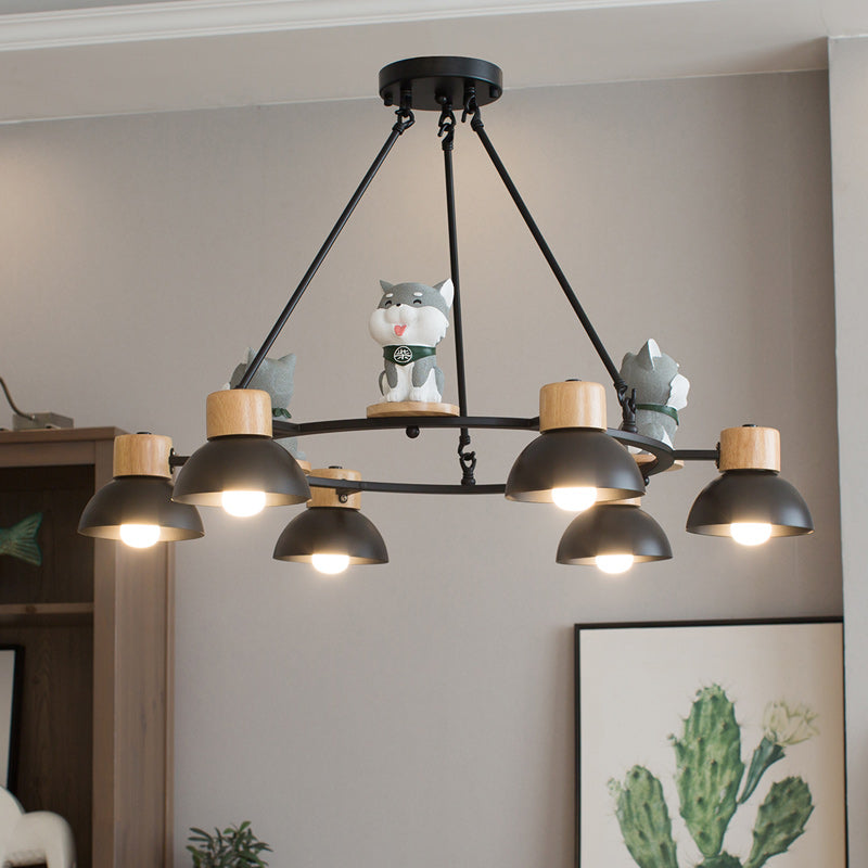 Metal Dog Hanging Pendant Lights Modern Ceiling Fixture - Rebooters