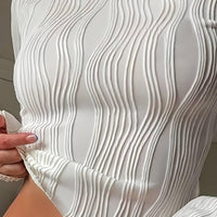 Long Sleeve Crop Top Blouse for Women - Stylish Casual Wear Rebooters Womens Shirts
