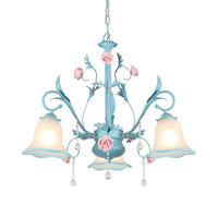 3/5/8-Head Chandelier Light Pastoral Kitchen Pendant Lamp - Rebooters