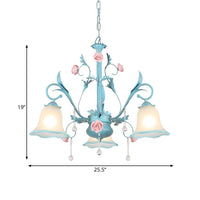 3/5/8-Head Chandelier Light Pastoral Kitchen Pendant Lamp - Rebooters