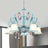 3/5/8-Head Chandelier Light Pastoral Kitchen Pendant Lamp - Rebooters