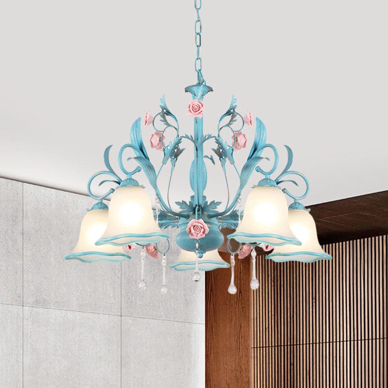 3/5/8-Head Chandelier Light Pastoral Kitchen Pendant Lamp - Rebooters