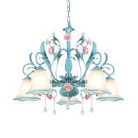 3/5/8-Head Chandelier Light Pastoral Kitchen Pendant Lamp - Rebooters