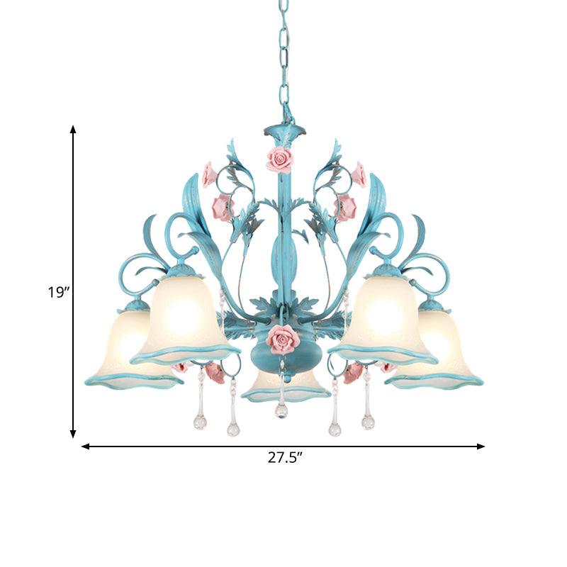 3/5/8-Head Chandelier Light Pastoral Kitchen Pendant Lamp - Rebooters
