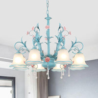 3/5/8-Head Chandelier Light Pastoral Kitchen Pendant Lamp - Rebooters