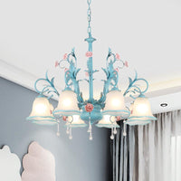 3/5/8-Head Chandelier Light Pastoral Kitchen Pendant Lamp - Rebooters