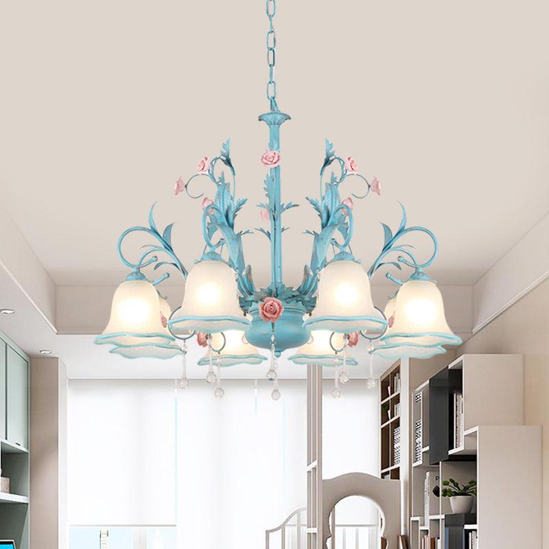 3/5/8-Head Chandelier Light Pastoral Kitchen Pendant Lamp - Rebooters