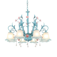 3/5/8-Head Chandelier Light Pastoral Kitchen Pendant Lamp - Rebooters