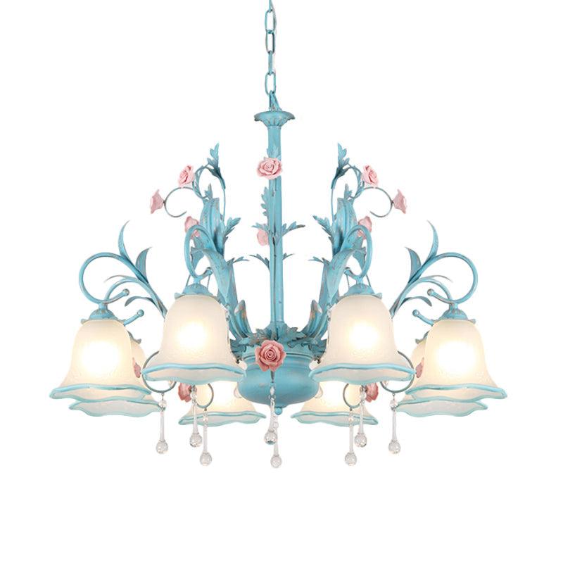 3/5/8-Head Chandelier Light Pastoral Kitchen Pendant Lamp - Rebooters