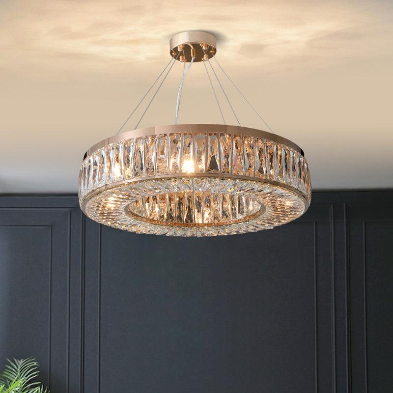 6 Bulbs Hanging Chandelier Contemporary Bedroom Pendant Light - Rebooters