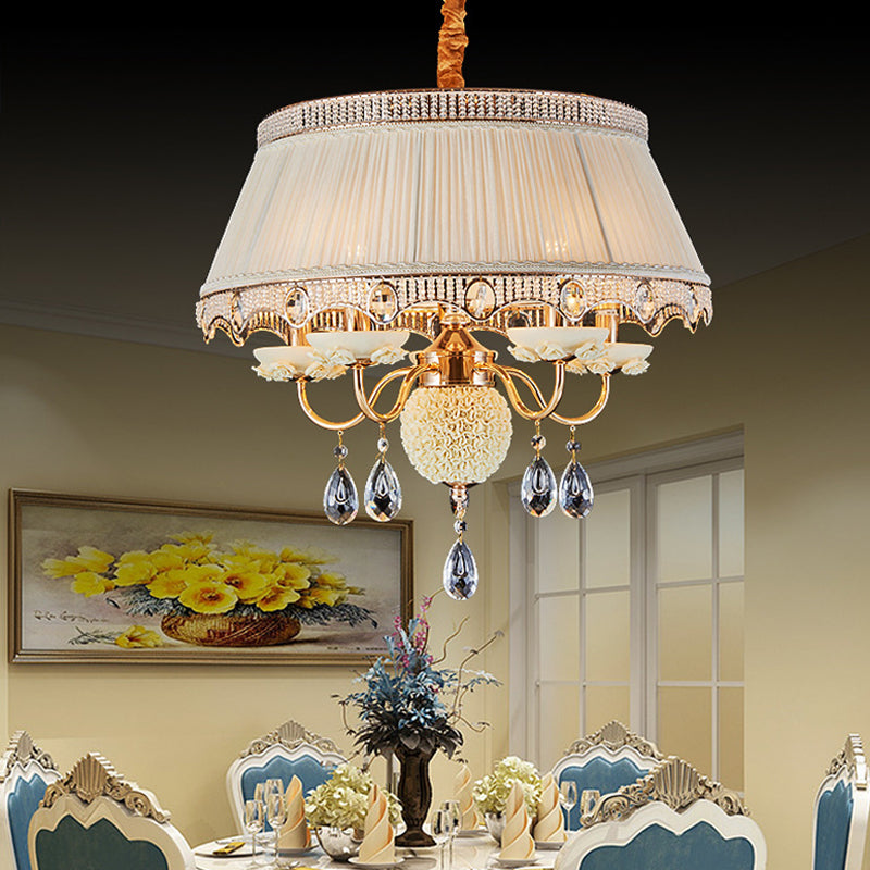 5 Bulbs Candlestick Hanging Light Pastoral Style Chandelier - Rebooters