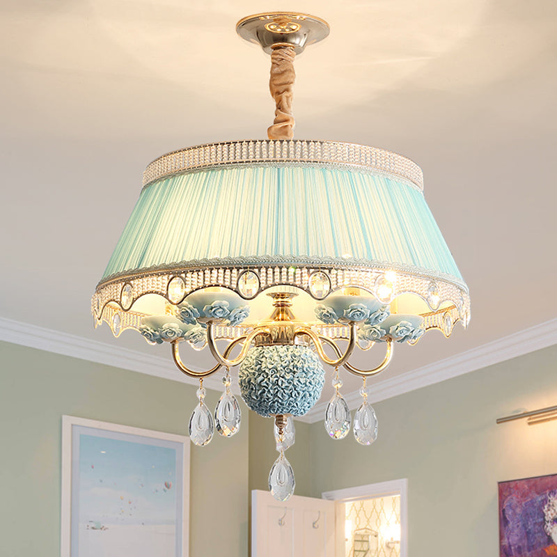 5 Bulbs Candlestick Hanging Light Pastoral Style Chandelier - Rebooters