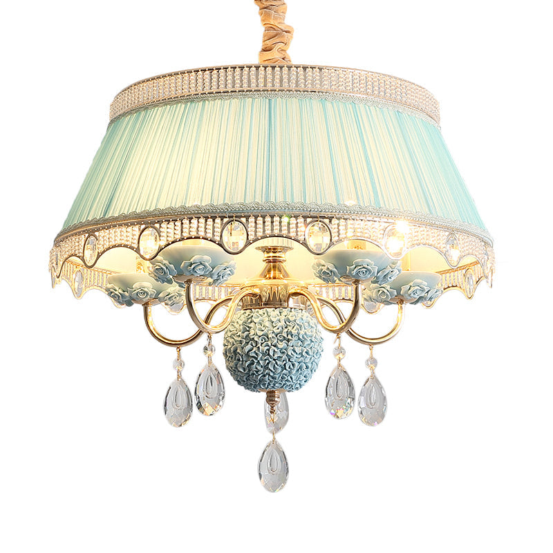 5 Bulbs Candlestick Hanging Light Pastoral Style Chandelier - Rebooters