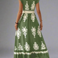 Elegant Women's Maxi Dress with Flowy Bohemian Style Rebooters Maxi Women's Dresses