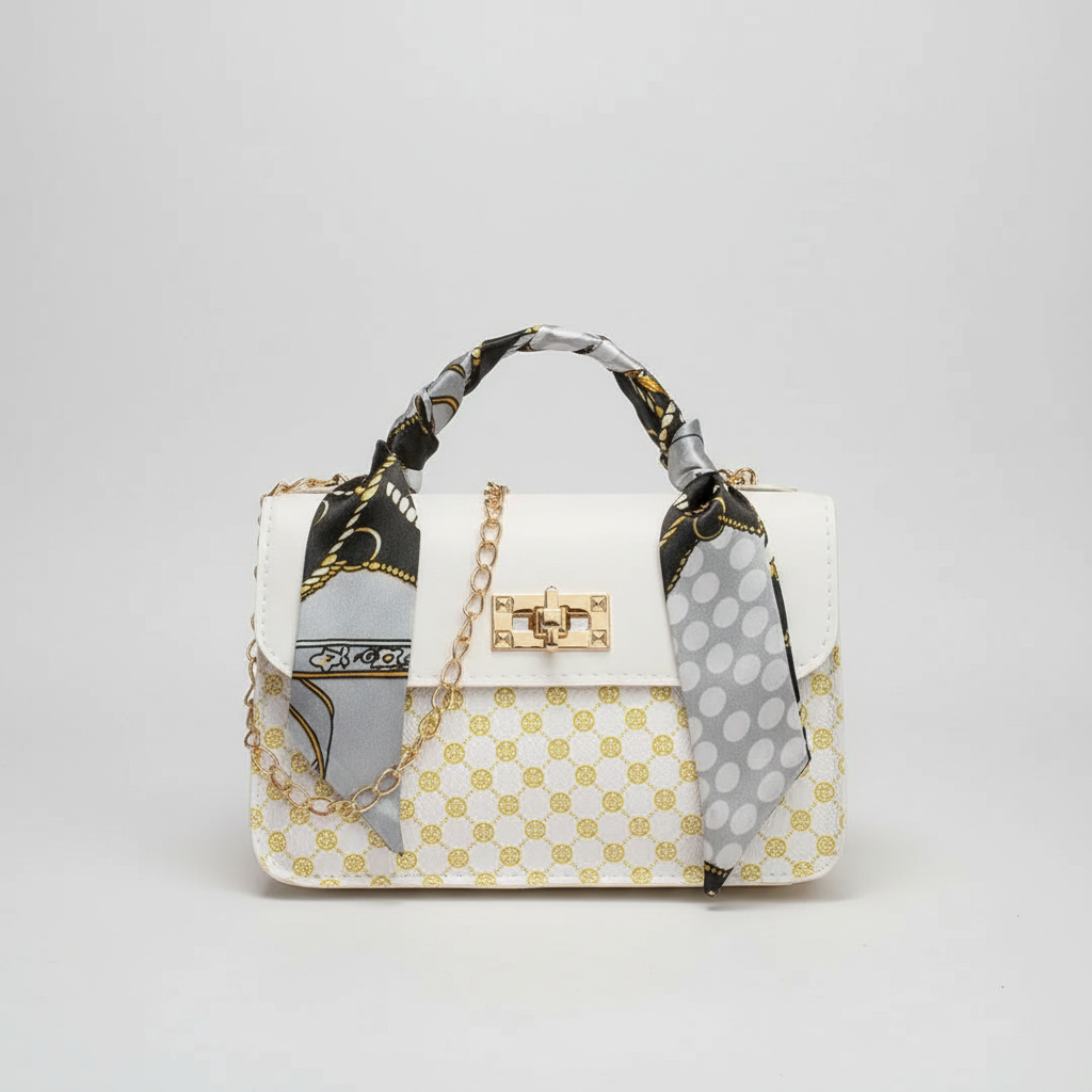 Azzurra Eleganza Leather Handbag