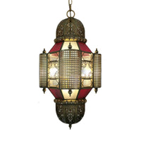 Arabian Lantern Pendant Lighting 3 Heads Metal Chandelier - Rebooters