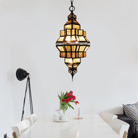 4-Light Hanging Lamp Decorative Restaurant Chandelier Gold - Rebooters
