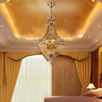 Basket Metal Chandelier Light Arab 4 Heads Brass Pendant - Rebooters