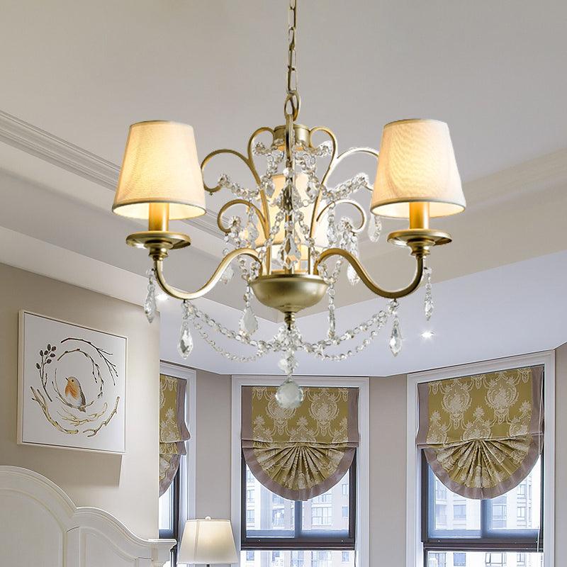 Countryside Swag Suspension Light 3-Light Chandelier Lamp - Rebooters
