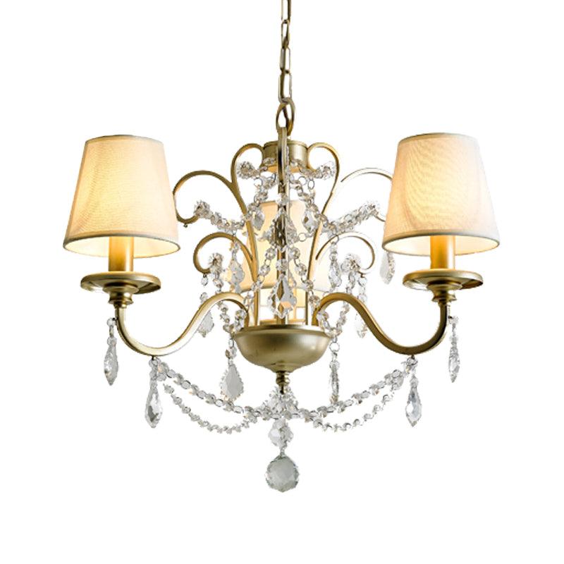 Countryside Swag Suspension Light 3-Light Chandelier Lamp - Rebooters
