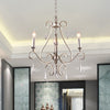 Crystal Teardrop Suspension Light Farmhouse 3 Heads Chandelier - Rebooters