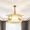 Square/Round Crystal Rods Drop Lamp Traditional 8 Lights Chandelier - Rebooters