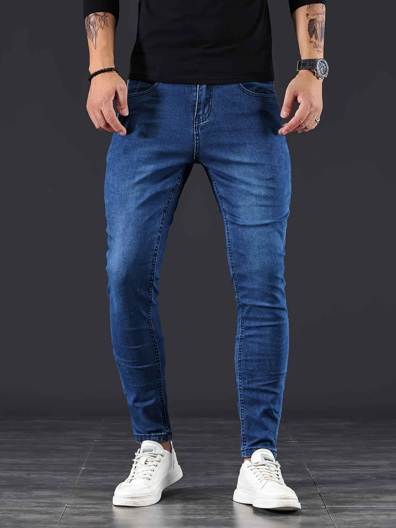 Men's Denim Jeans Slim Fit for Everyday Style and Comfort - Rebooters